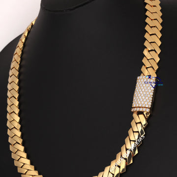 Stylish cuban chain for men vvs clarity Gurukrupa-Gems