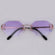Stylish hexagon shaped purple shade diamond glasses for unisex Gurukrupa-Gems