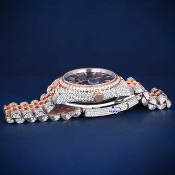 Stylish hip hop diamond watch vvs clarity Gurukrupa-Gems