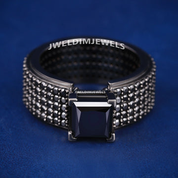 Toi et Moi 3 Ct Pear Cut Diamond Engagement Wedding Rings Custom Expensive Silver Womens Diamond Rings Gurukrupa-Gems