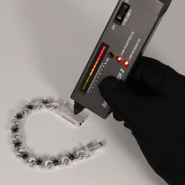 Trendy diamond bracelet in 14kt gold with VVS clarity and IGI certified lab grown diamonds Gurukrupa-Gems