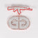 Two Tone 14 kt rose and white  gold Lab Created Diamond Pendant with vvs clarity For Hip Hop Jewelry