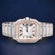 Luxury Silver Diamond Iced Out White Watches for Men and Women Gurukrupa-Gems