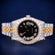Fully Iced Out Diamond Dial Two Tone Silver and Rose Gold Plated Bezel Jubilee Bracelet Belt Custom Unisex Luxury Watches Gurukrupa-Gems