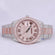 Two tone lab diamond hip hop branded watch for men vvs clarity diamonds in stainless steel-Gurukrupa-Gems