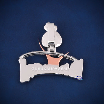 Unique custom charm letter pendant passed diamond tester - Gurukrupa-Gems