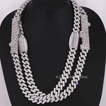 Custom Diamond Chain Unique And Luxury Jewelry VVS Clarity Diamond Chain For Party Wear