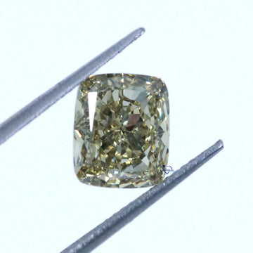 Viewers choice Cushion Cut Light Yellow Treated with vvs clarity for any custom jewelry-Gurukrupa-Gems