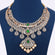 Womens wedding necklace with accented diamonds Gurukrupa-Gems
