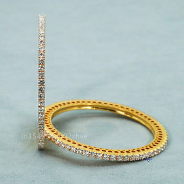 Adorn Your Wrist with Exquisite 14 kt Gold Bangles classy jewelry for women wore at wedding or parties - Gurukrupa-Gems