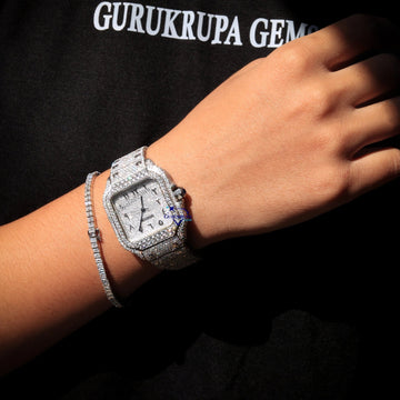 Buss Down Watch and Tennis Bracelet Combo Deals - Gurukrupa-Gems