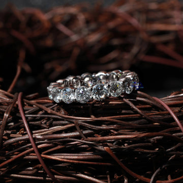 Custom Hip Hop Diamond Wedding Band For Women - Gurukrupa-Gems