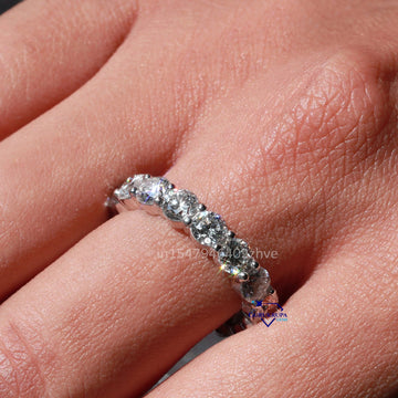 Custom Hip Hop Diamond Wedding Band For Women - Gurukrupa-Gems