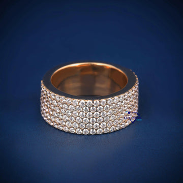 Customized Hip Hop Diamond Band for Men VVS Clarity - Gurukrupa-Gems