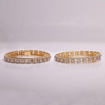 Elevate Your Style with Sophistication jewelry bangles with 14 kt yellow gold vvs clarity diamonds - Gurukrupa-Gems