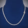 heart 16 Inch 3.5mm White Gold Diamond Tennis Chain Necklace Gurukrupa-Gems