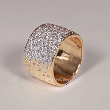 Iced Out Hip Hop Custom Design Band For Men - Gurukrupa-Gems