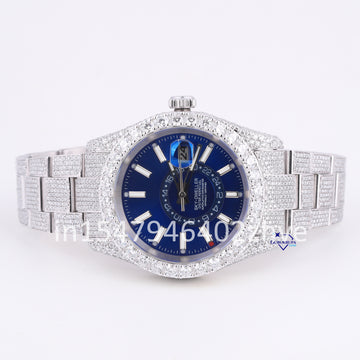 Highest selling hip hop VVS clarity branded diamond watch for men