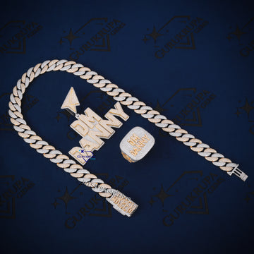 Luxury two tone custom jewelry deals