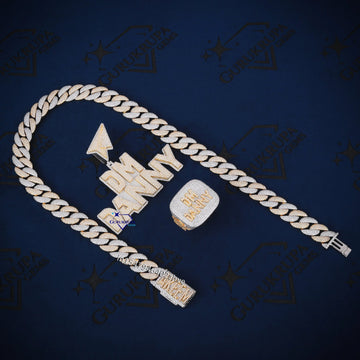 Luxury Two Tone Custom Jewelry Deals - Gurukrupa-Gems