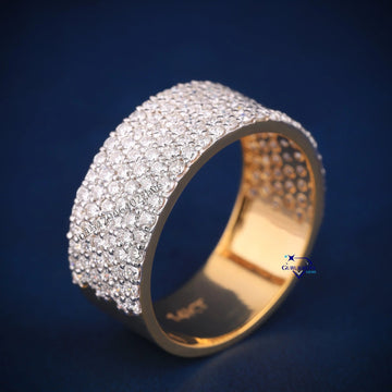 Mens wedding engagement diamond bands - Gurukrupa-Gems