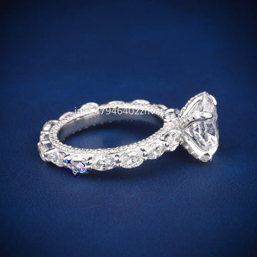 Wedding engagement vvs solitaire diamond ring - Gurukrupa-Gems